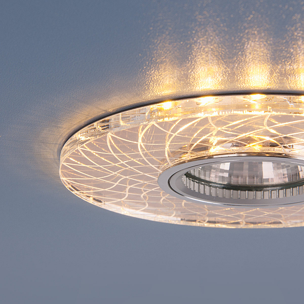 Встраиваемый светильник 8091 8091 MR16 SL/GD зеркальный/золотой