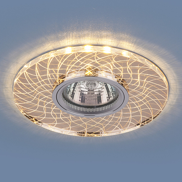 Встраиваемый светильник 8091 8091 MR16 SL/GD зеркальный/золотой