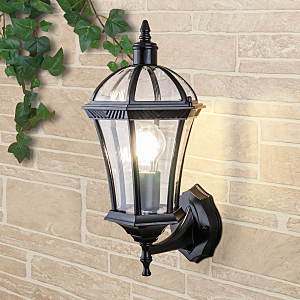 Уличный настенный светильник Capella Capella черный