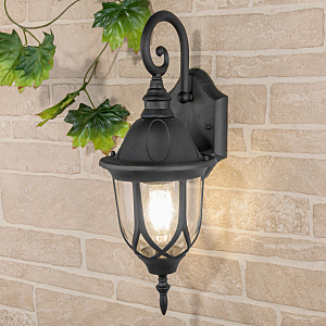 Уличный настенный светильник Orion Orion черный