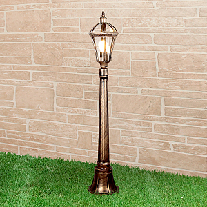 Столб фонарный уличный Capella Capella F черное золото