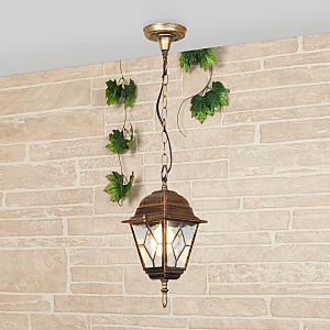 Уличный подвесной светильник Vega Vega H черное золото