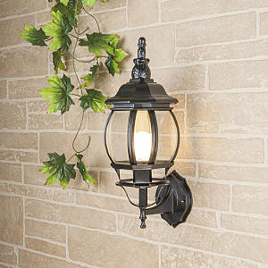 Уличный настенный светильник 1001 1001U черное золото / 9913-С (GL 1001U)