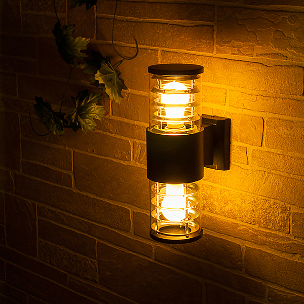 Уличный настенный светильник 1407 1407 TECHNO серый