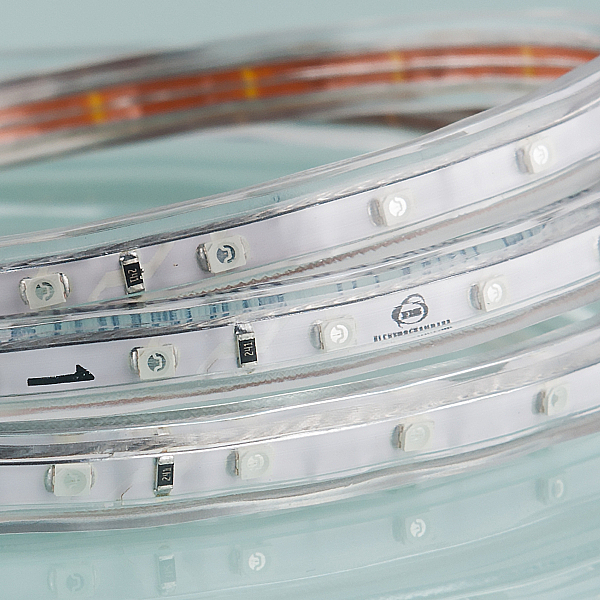 LED лента Лента 220V Лента светодиодная 220V 4,4W 60Led 3528 IP65 зеленый, 100 м (LSTR001 220V 4,4W IP65)