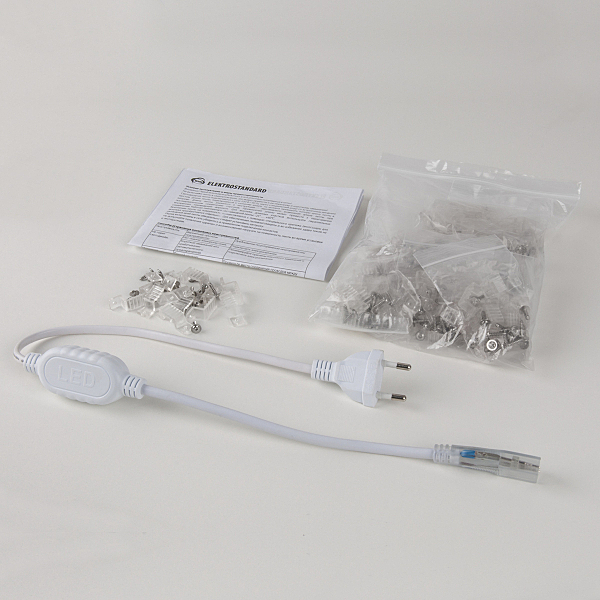 LED лента Лента 220V Лента светодиодная 220V 4,4W 60Led 3528 IP65 зеленый, 100 м (LSTR001 220V 4,4W IP65)