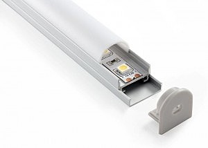 Профиль LL LL-2-ALP005 Потолочный алюминиевый профиль для LED ленты (20mm),oval