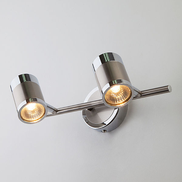 Светильник спот Prime 20058/2 перламутровый сатин