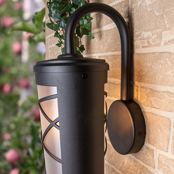 Уличный настенный светильник Premier Premier D черный (GL 1017D)