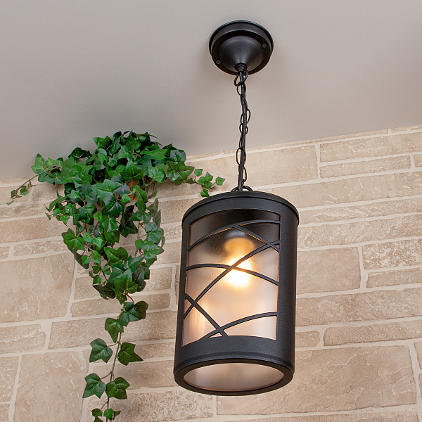 Уличный подвесной светильник Premier Premier H черный (GL 1017H)